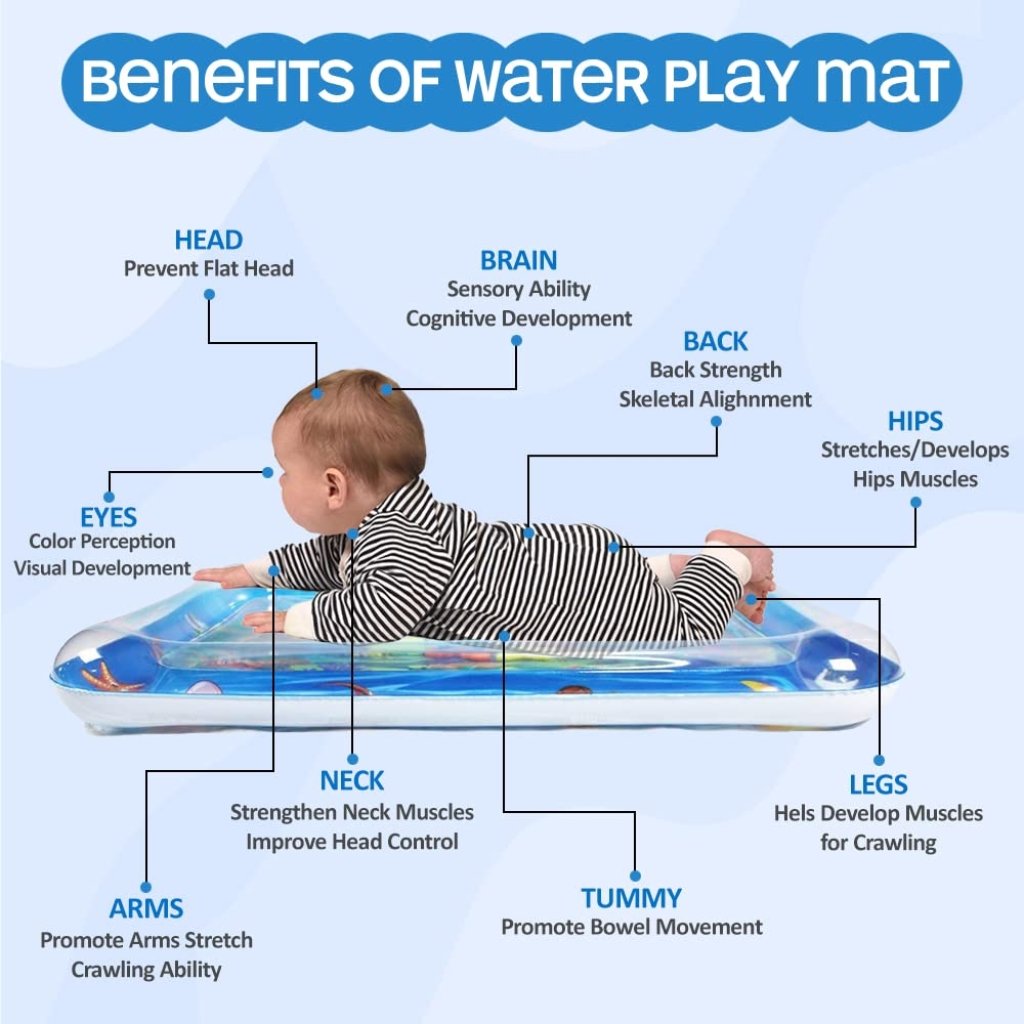 Tummy time Baby Play Water Mat